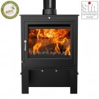Ecosy+ Ottawa MF12 With Stand  - Defra Approved - Eco Design Ready - Multi-Fuel / Woodburning Stove - 12KW